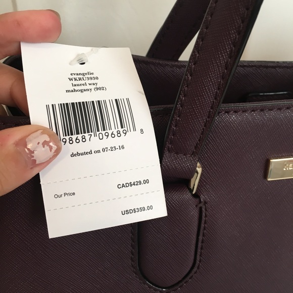 NWT Kate Spade Laurel way Evangelie satchel bag - Picture 2 of 6